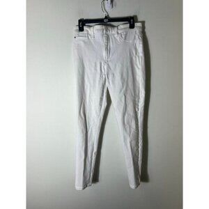 Joe's Jeans White High Rise Skinny Ankle "The Charlie" Sz 30